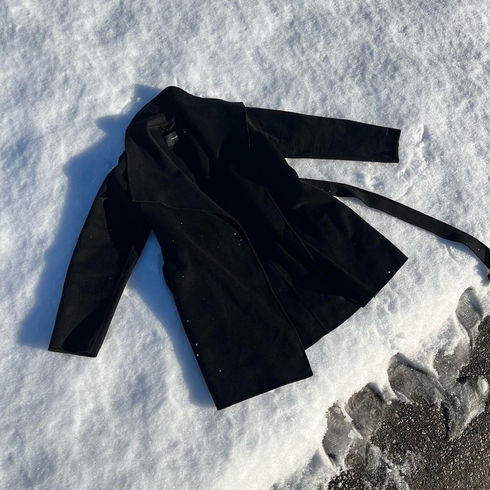 Chic Black Trench Coat